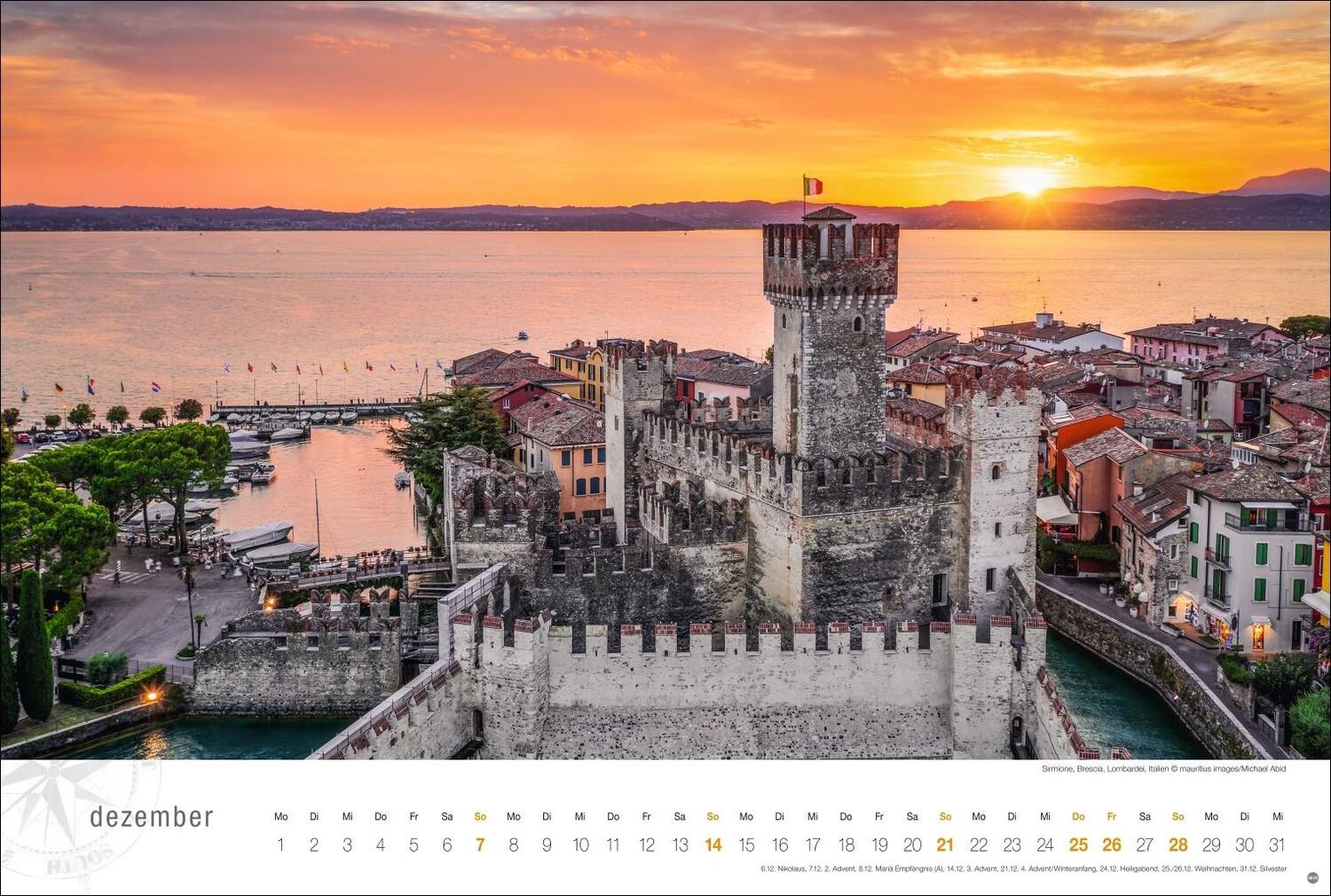 Bild: 9783756404896 | Gardasee Globetrotter Kalender 2025 - Von romantischen Buchten und...