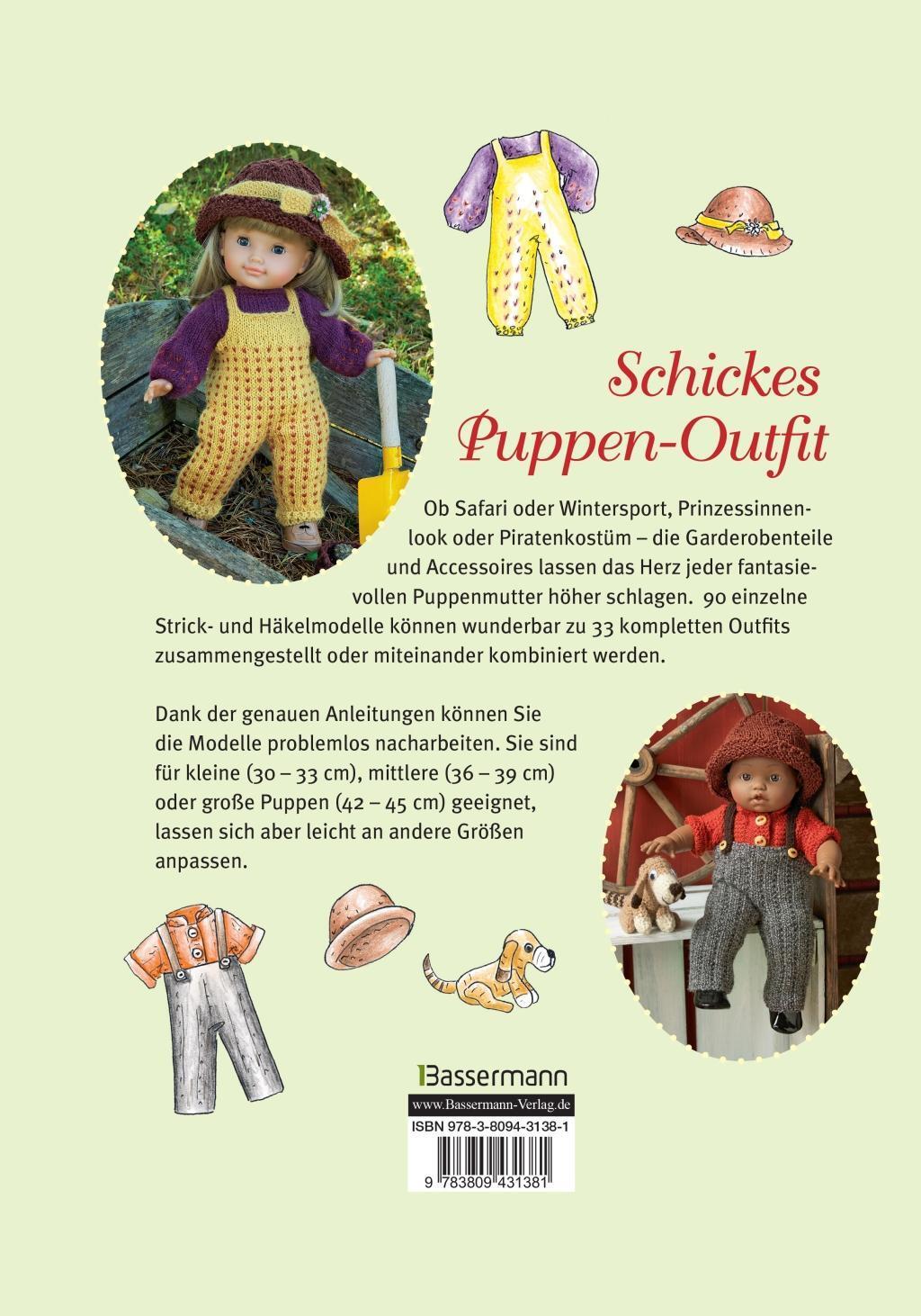 Bild: 9783809431381 | Maschenmode für Puppen. Puppenkleider zum Stricken und Häkeln in...