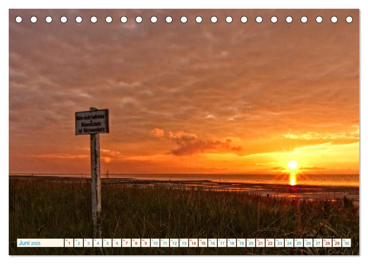 Bild: 9783435416226 | Sonnenuntergänge, an der Nordseeküste vor Cuxhaven (Tischkalender...