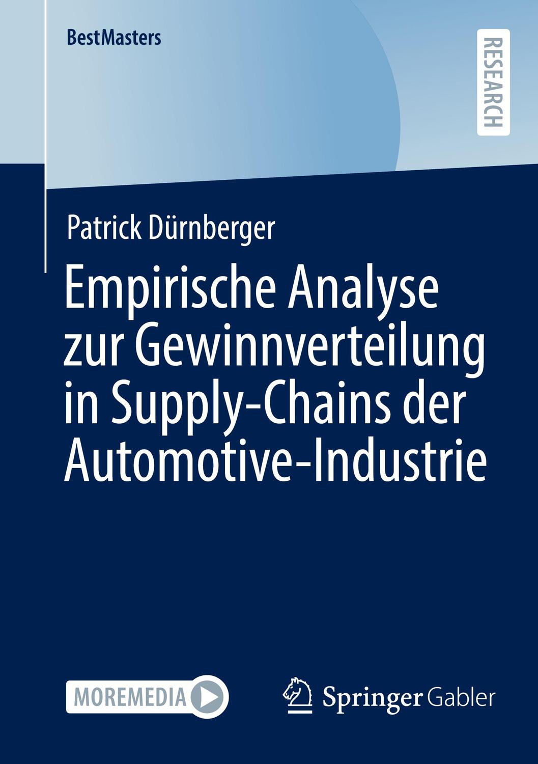 Cover: 9783658391065 | Empirische Analyse zur Gewinnverteilung in Supply-Chains der...