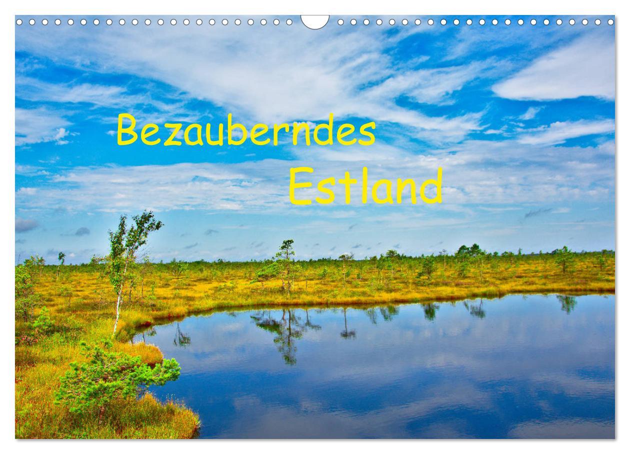 Cover: 9783435198108 | Bezauberndes Estland (Wandkalender 2025 DIN A3 quer), CALVENDO...