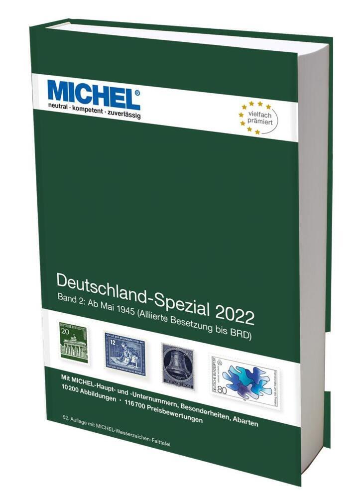 Cover: 9783954024025 | Deutschland-Spezial 2022 - Band 2 | Ab Mai 1945 | MICHEL-Redaktion