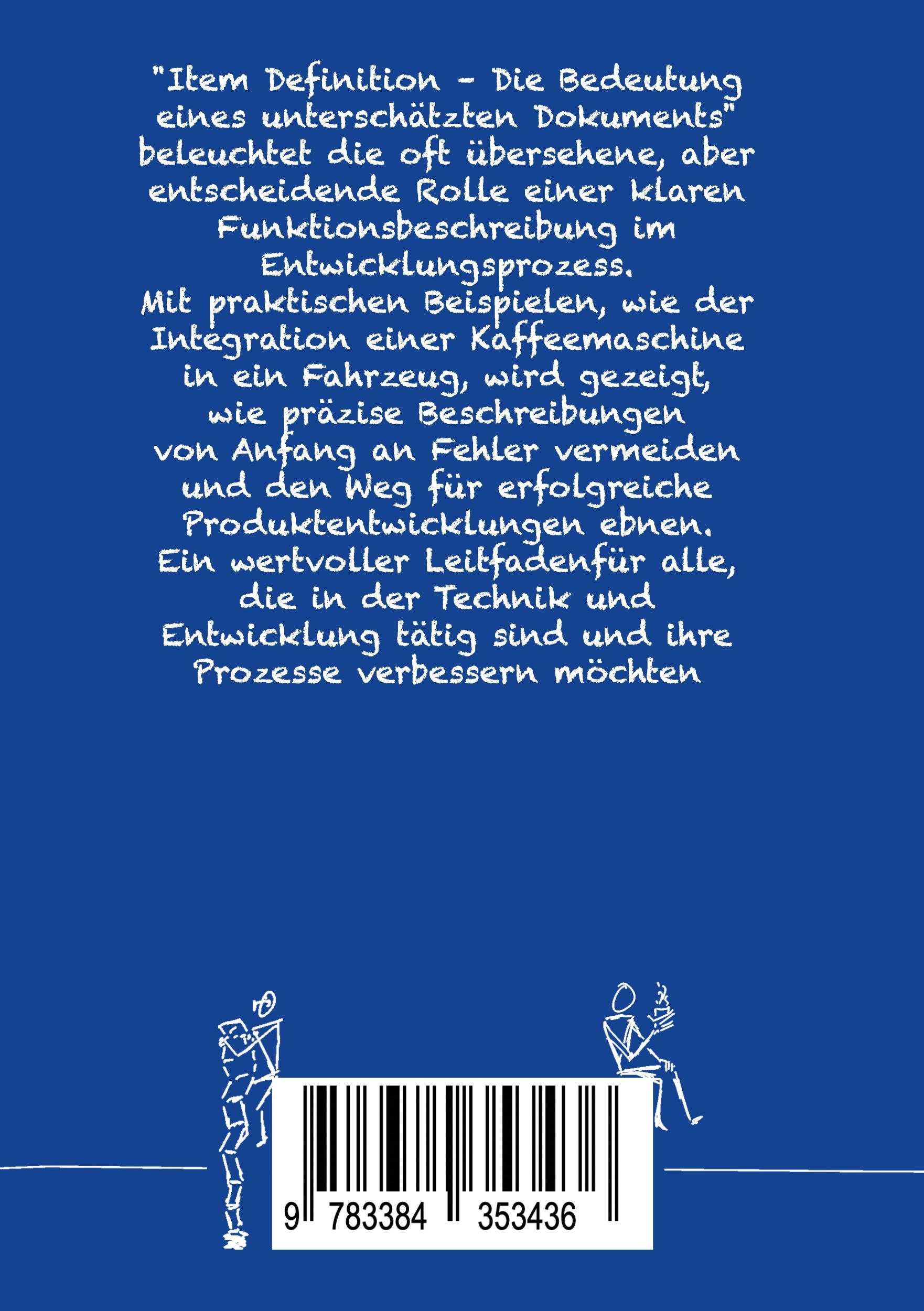 Rückseite: 9783384353436 | Item Definition - Bedeutung eines unterschätzten Dokuments | Gudera