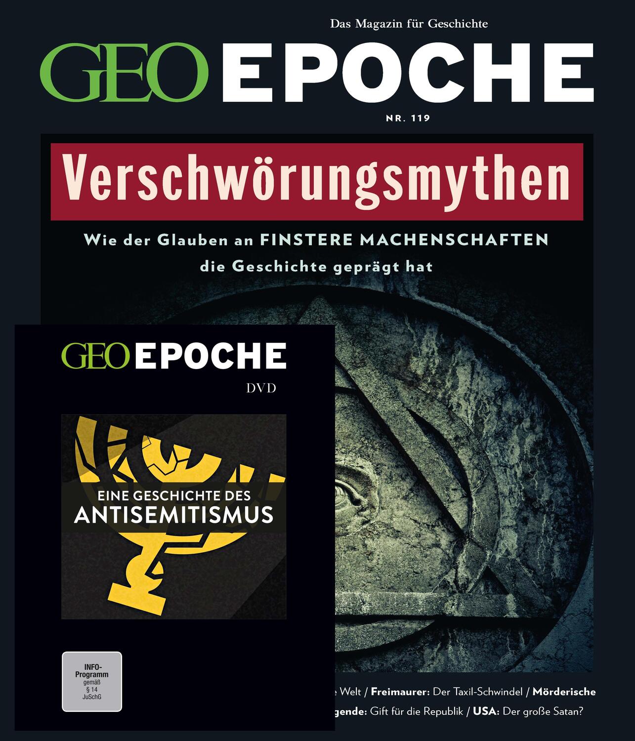 Cover: 9783652012720 | GEO Epoche mit DVD 119/2023 - Verschwörungsmythen | Schröder (u. a.)
