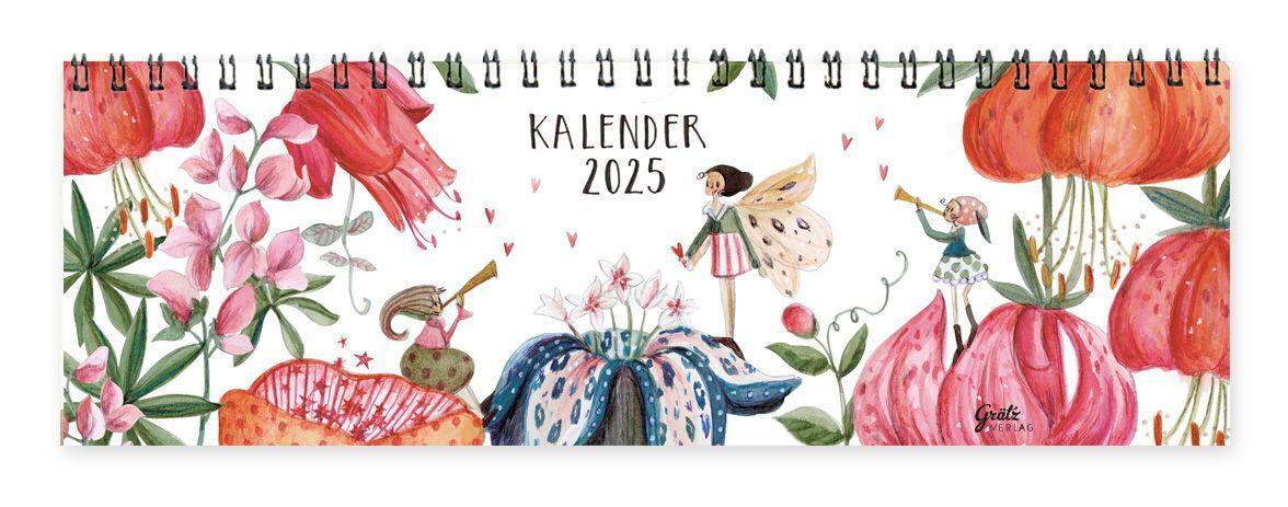 Cover: 9783949568947 | Tischkalender 2025 | Blüten | Silke Leffler | Kalender | Spiralbindung