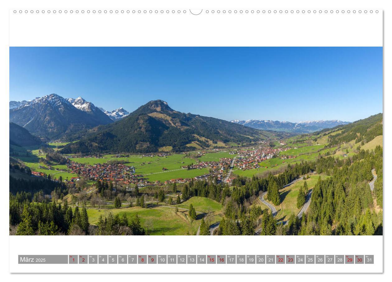 Bild: 9783435352814 | Oberallgäu Panorama (hochwertiger Premium Wandkalender 2025 DIN A2...