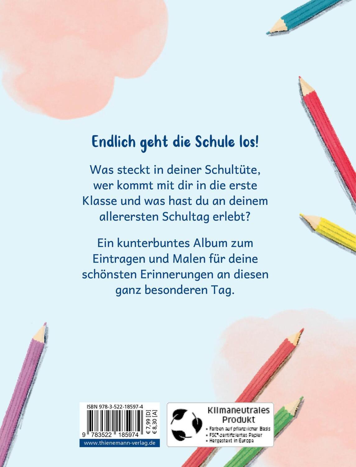 Rückseite: 9783522185974 | Der Ernst des Lebens: Mein Album vom 1. Schultag | Sabine Jörg | Buch