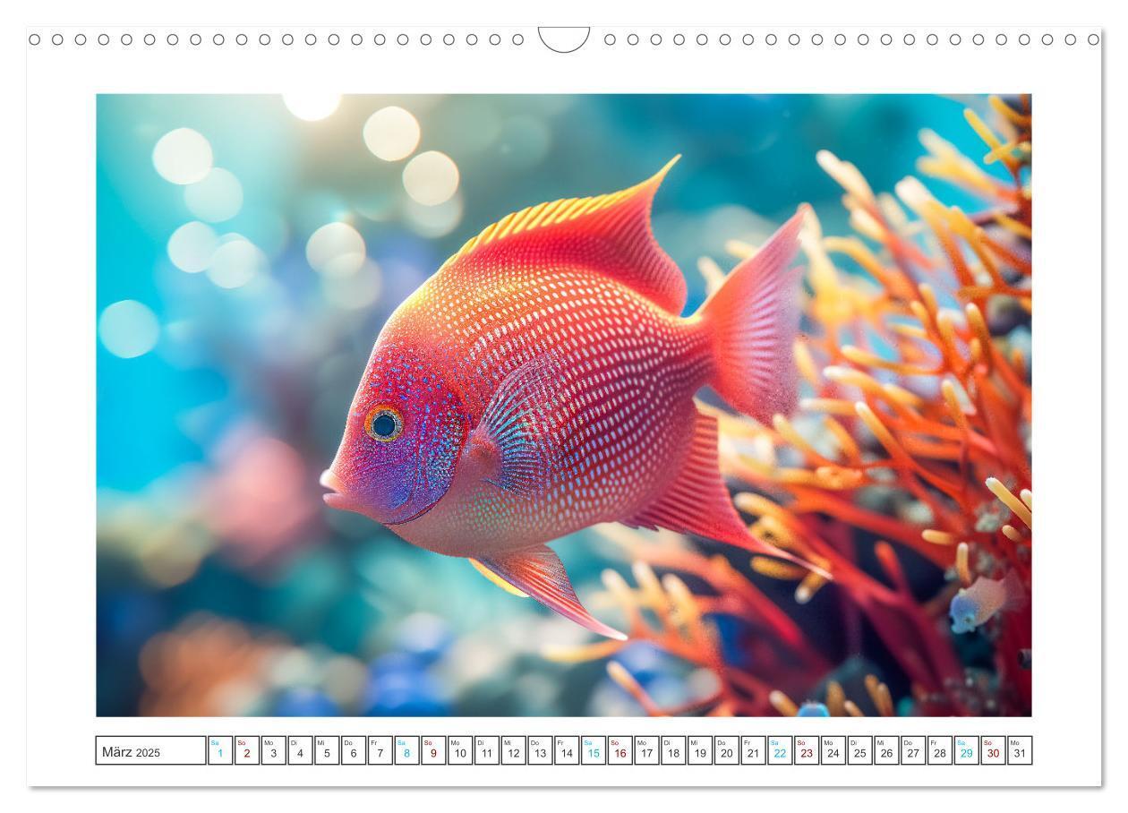 Bild: 9783383784378 | Exotische Fische (Wandkalender 2025 DIN A3 quer), CALVENDO...