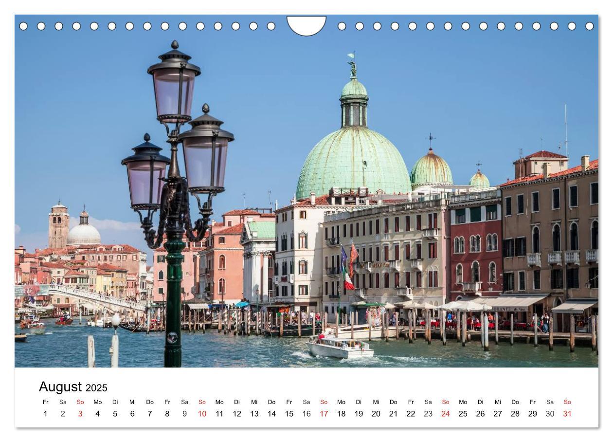 Bild: 9783435656349 | Die Attraktionen von Venedig (Wandkalender 2025 DIN A4 quer),...