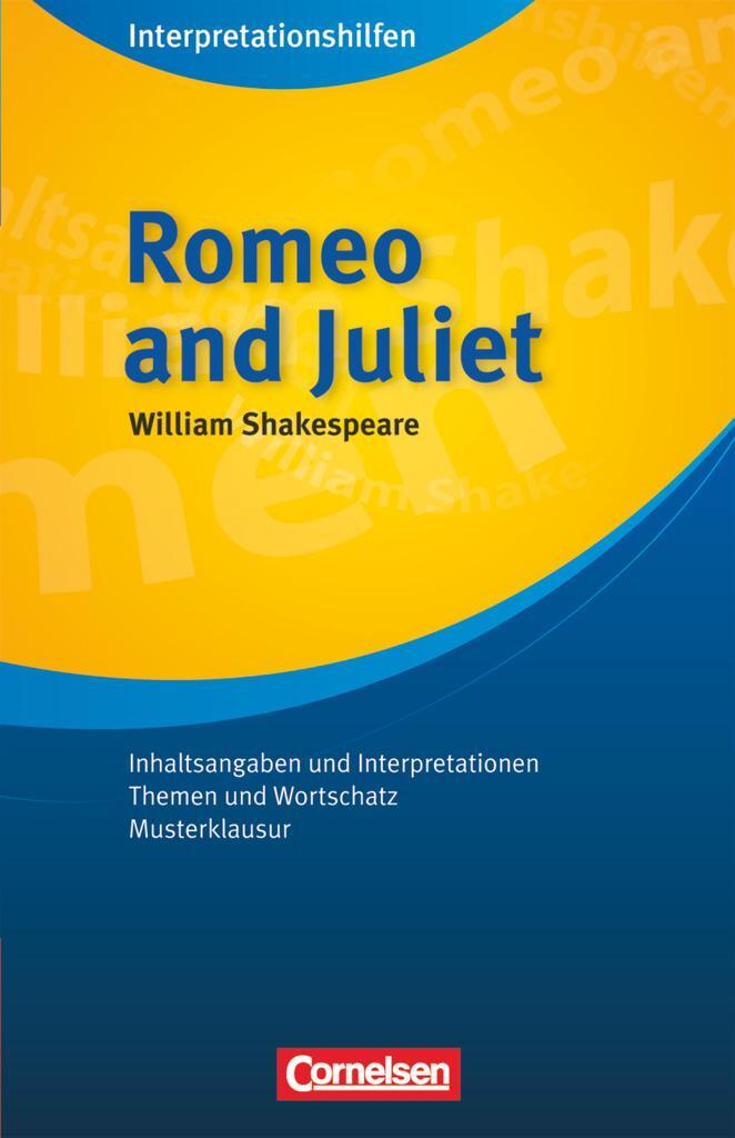 Cover: 9783589224333 | Romeo and Juliet. Interpretationshilfe | William Shakespeare | Buch