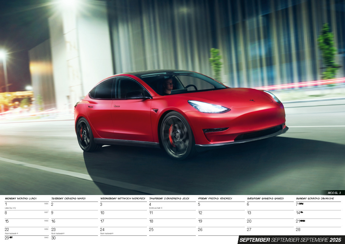 Bild: 9798893610727 | Tesla Kalender 2025 | Kalender | 14 S. | Deutsch | 2025