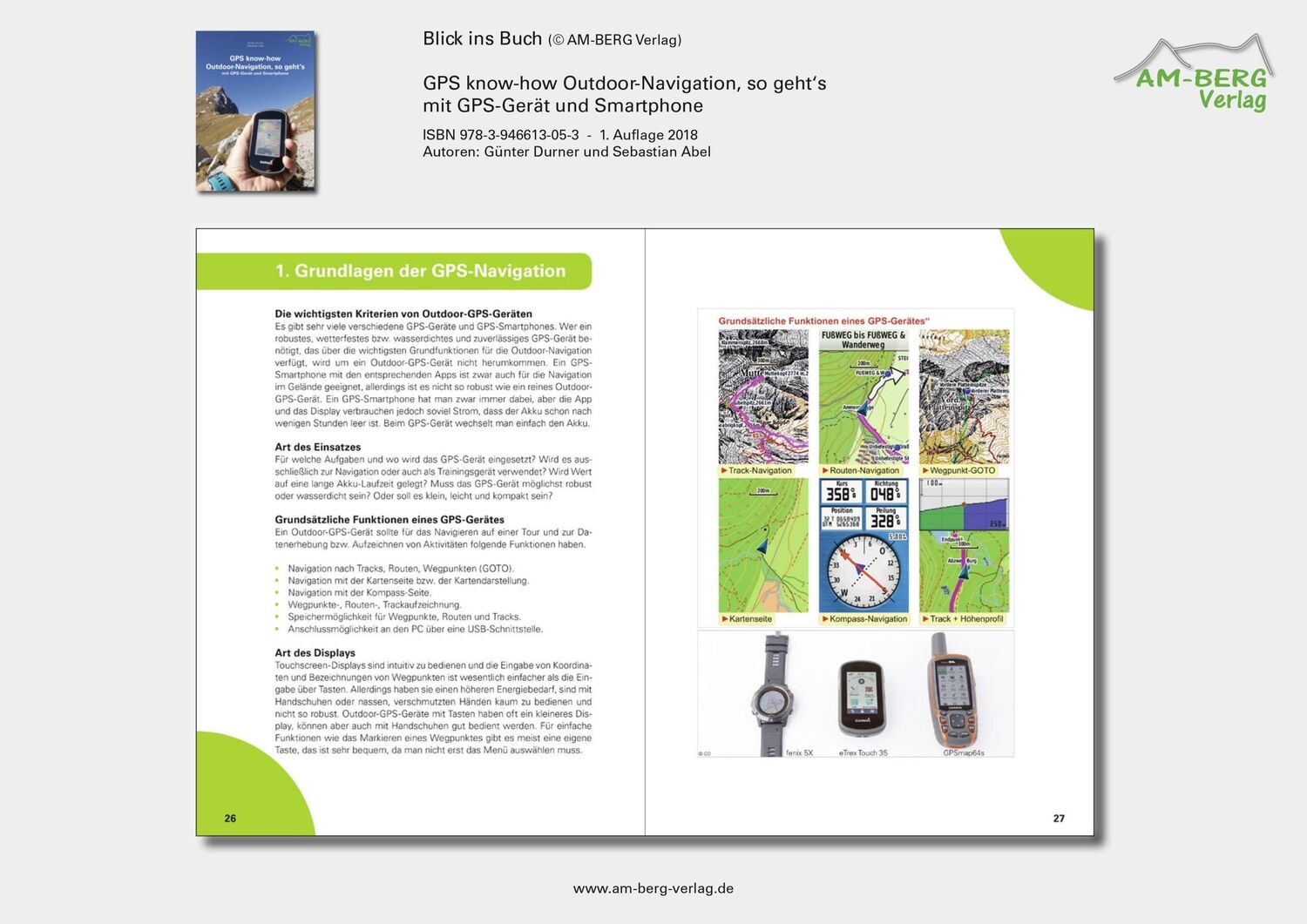 Bild: 9783946613053 | GPS know-how Outdoor-Navigation, so geht's | Günter Durner (u. a.)