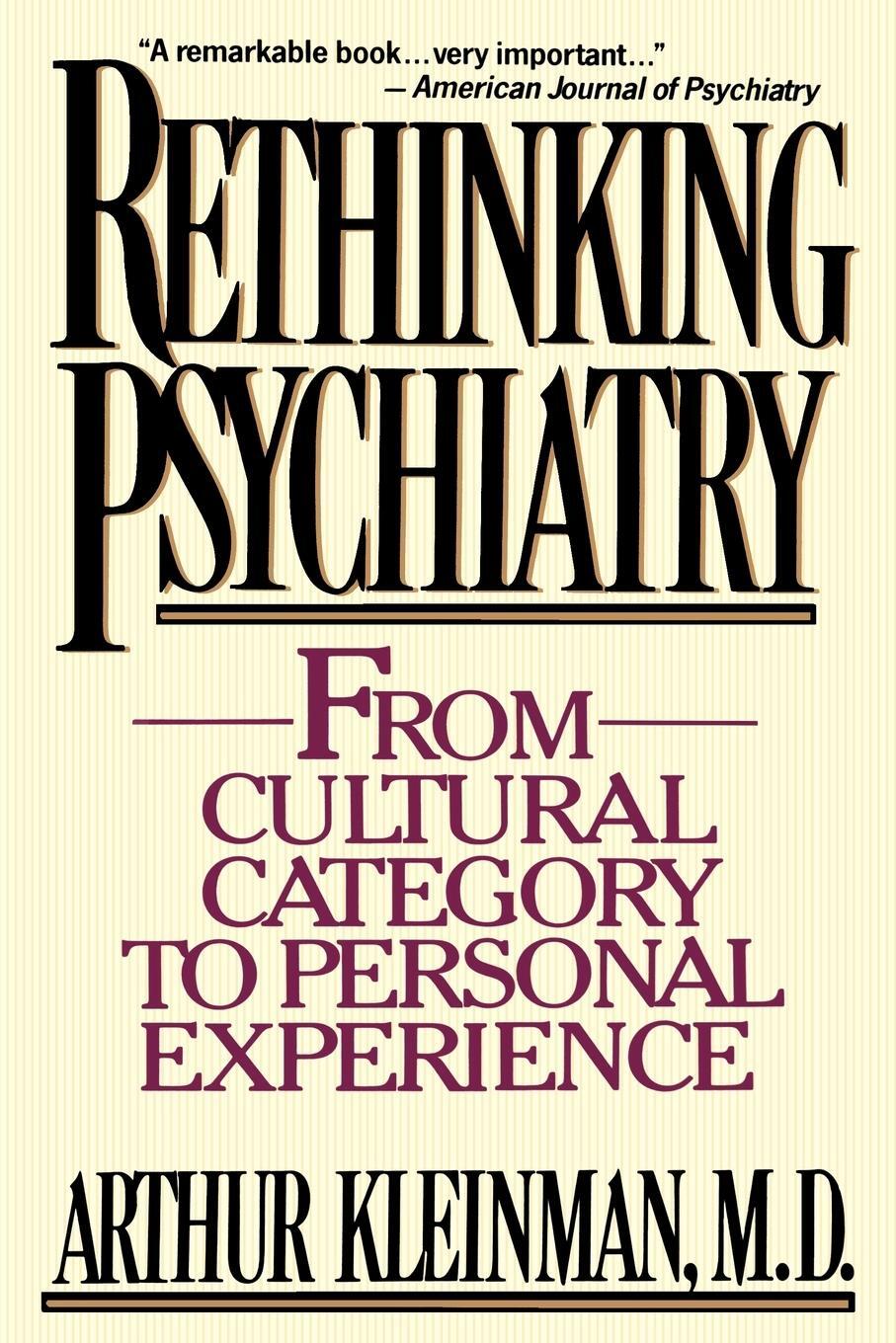 Cover: 9780029174425 | Rethinking Psychiatry | From Cultural Category to Personal Experience