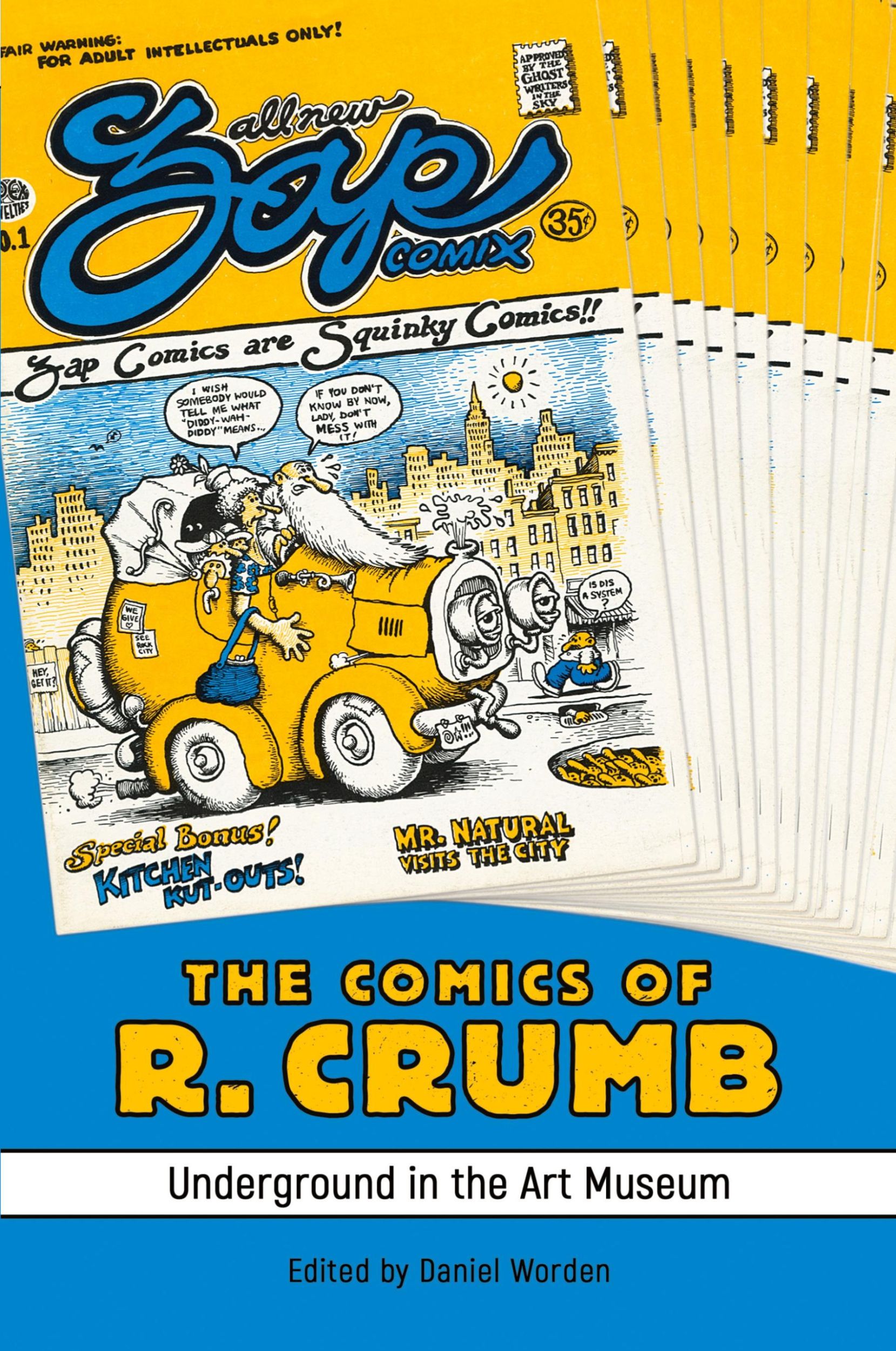 Cover: 9781496833761 | Comics of R. Crumb | Underground in the Art Museum | Daniel Worden