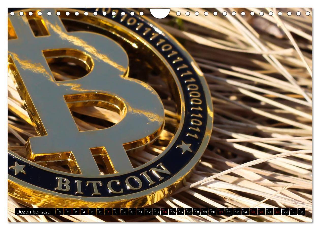 Bild: 9783435313884 | Bitcoins (Wandkalender 2025 DIN A4 quer), CALVENDO Monatskalender