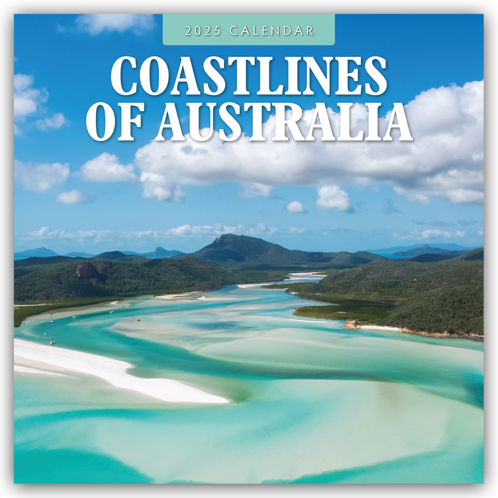 Cover: 9781804426258 | Coastlines of Australia - Australische Küste 2025 - 16-Monatskalender