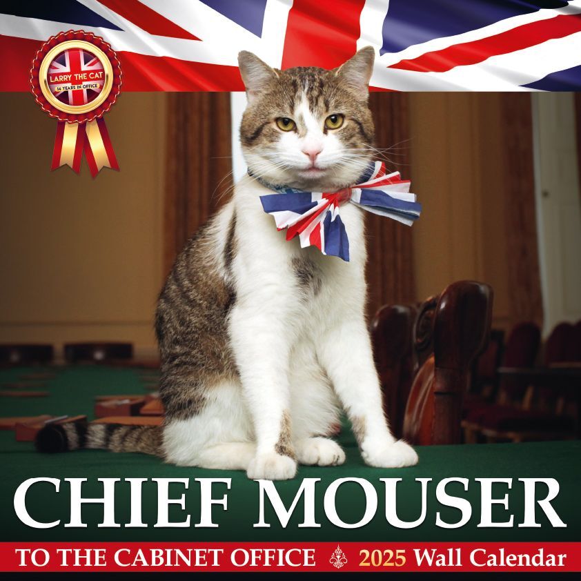 Cover: 9798893610581 | Larry The Cat 2025 | Chief Mouser to the Cabinet Office | Kalender