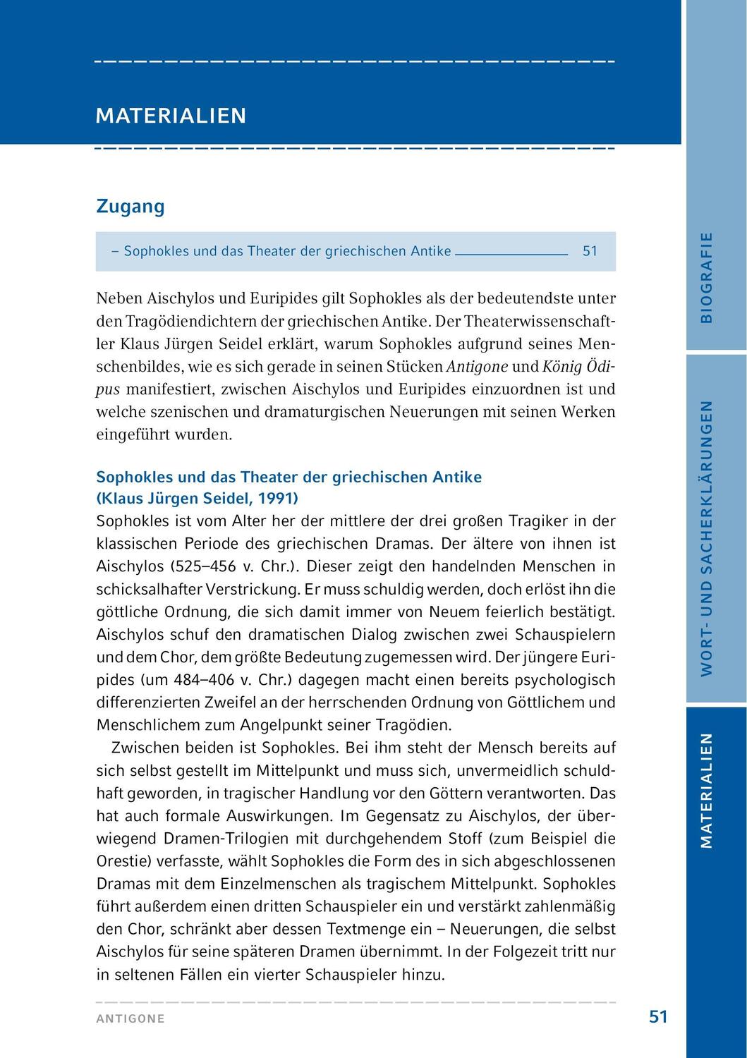 Bild: 9783804425774 | Antigone (Textausgabe) | Hamburger Lesehefte Plus Königs Materialien