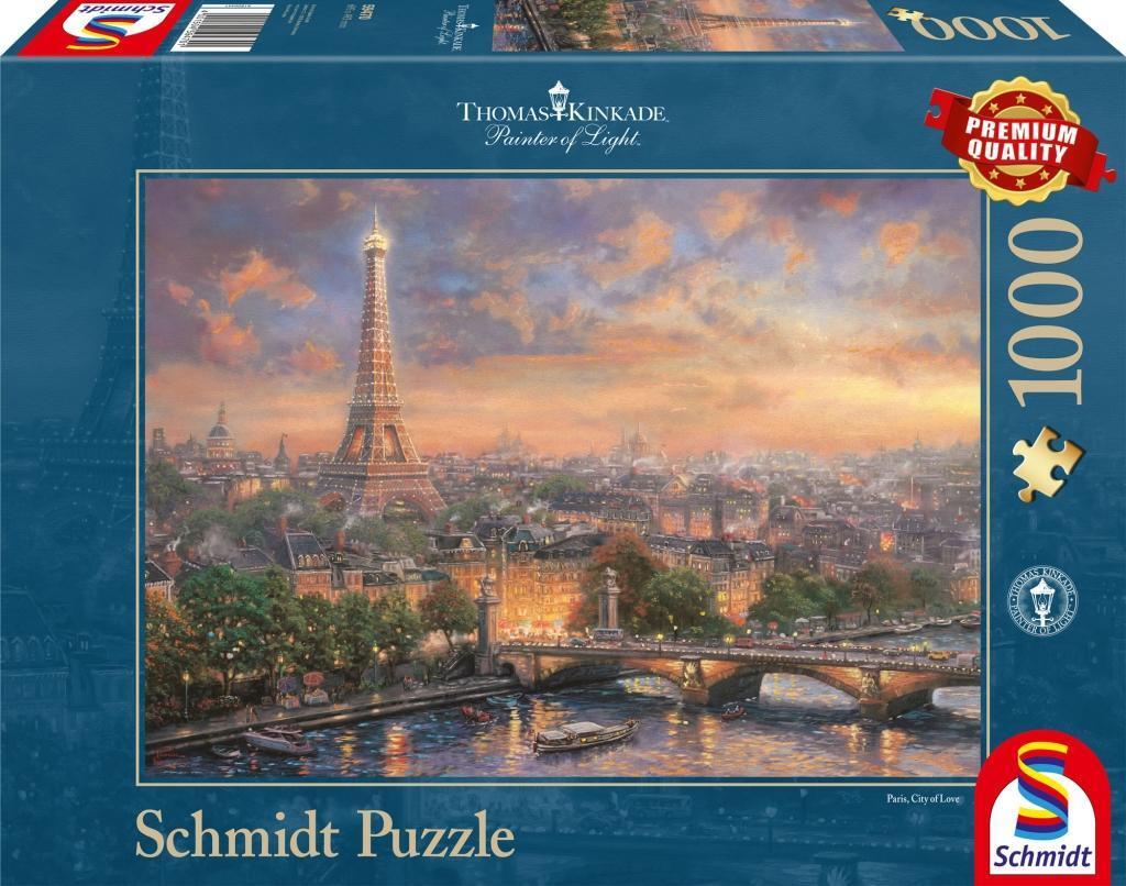 Cover: 4001504594701 | Thomas Kinkade, Paris, Stadt der Liebe Puzzle 1.000 Teile | Spiel