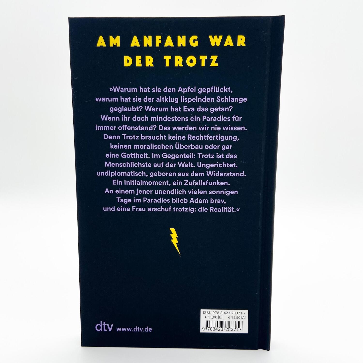 Bild: 9783423283717 | TROTZ | Ronja von Rönne | Buch | 112 S. | Deutsch | 2023