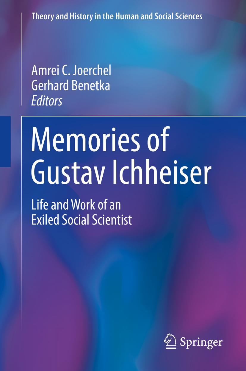 Cover: 9783319725079 | Memories of Gustav Ichheiser | Gerhard Benetka (u. a.) | Buch | xix