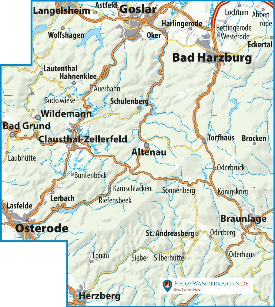 Bild: 9783945974063 | Der Oberharz Wander- und Fahrradkarte 1 : 30 000 | (Land-)Karte | 2022