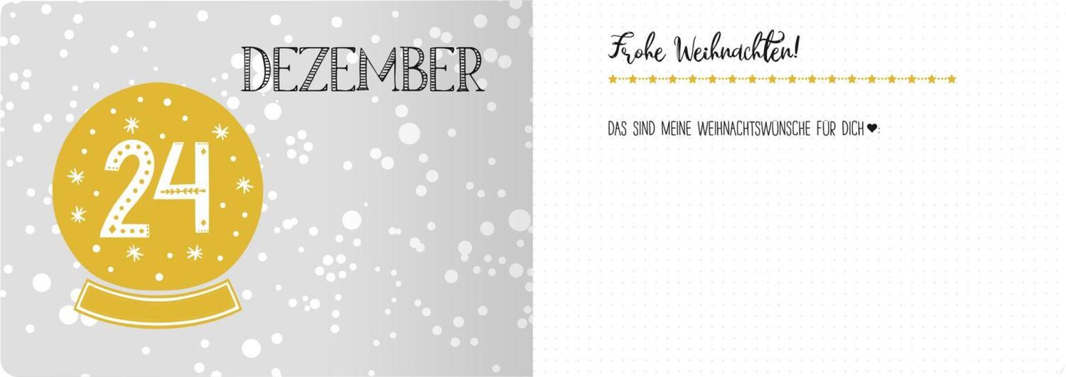 Bild: 4014489125532 | 24 Tage von mir für dich | Dein besonderer Adventskalender | Kalender