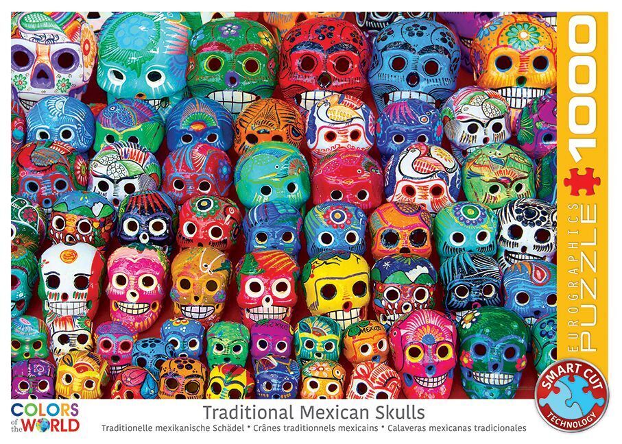 Bild: 628136653169 | Traditional Mexican Skulls (Puzzle) | Spiel | In Spielebox | 2018