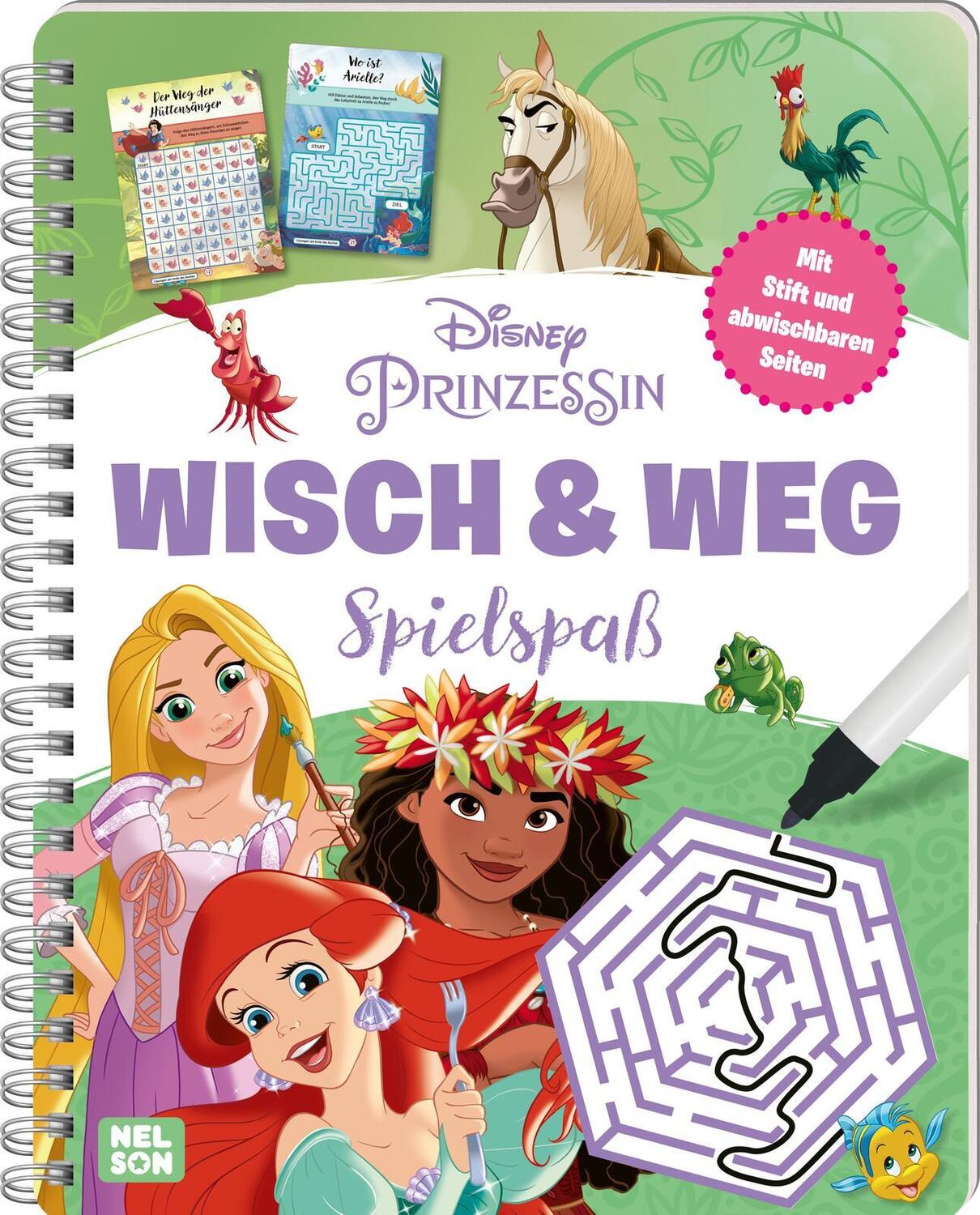 Cover: 9783845124155 | Disney Prinzessin: Wisch &amp; Weg Spielspaß | Taschenbuch | 40 S. | 2023