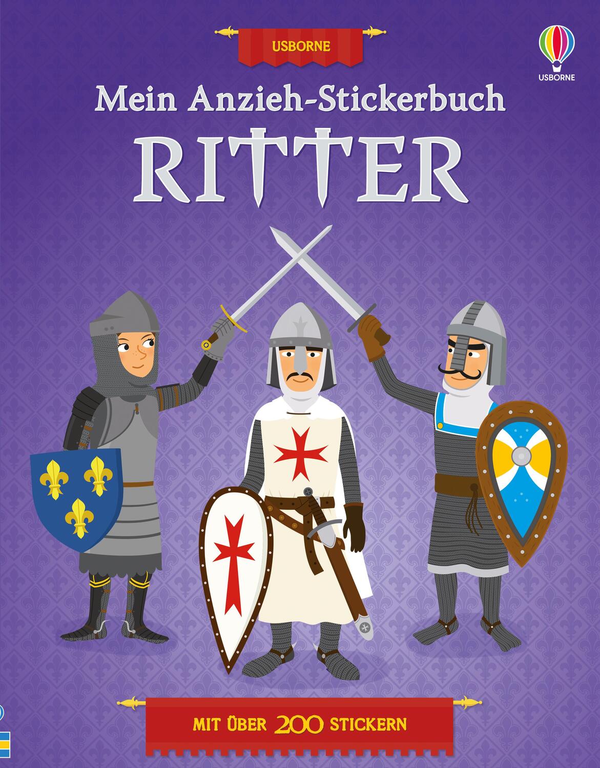 Cover: 9781782323457 | Mein Anzieh-Stickerbuch: Ritter | Kate Davies | Taschenbuch | 24 S.