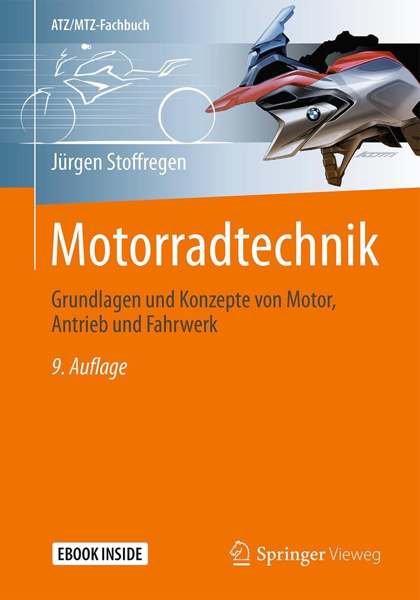 Cover: 9783658074456 | Motorradtechnik | Jürgen Stoffregen | Taschenbuch | ATZ-MTZ Fachbuch
