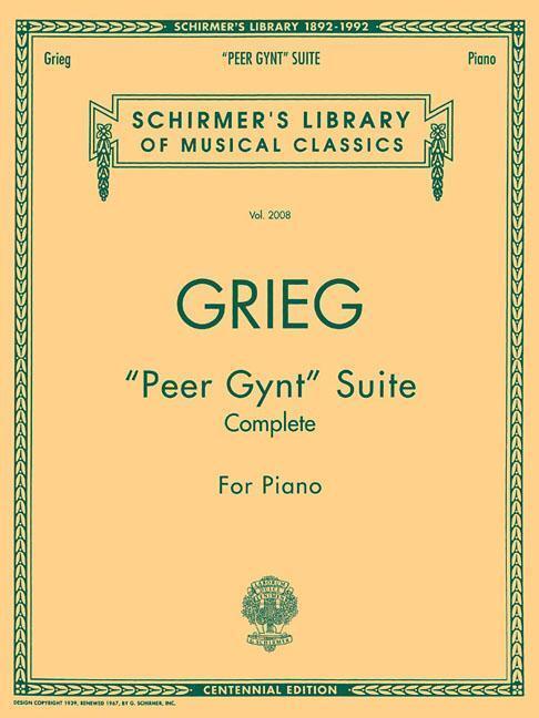 Cover: 9780793545179 | Peer Gynt Suite (Complete): Schirmer Library of Classics Volume...