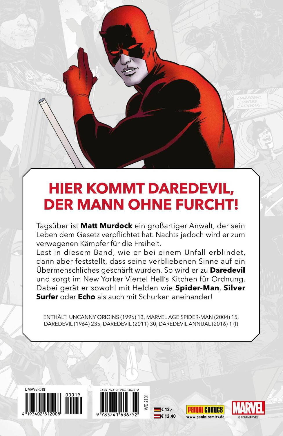 Rückseite: 9783741636752 | Daredevil | Chip Zdarsky (u. a.) | Taschenbuch | 124 S. | Deutsch