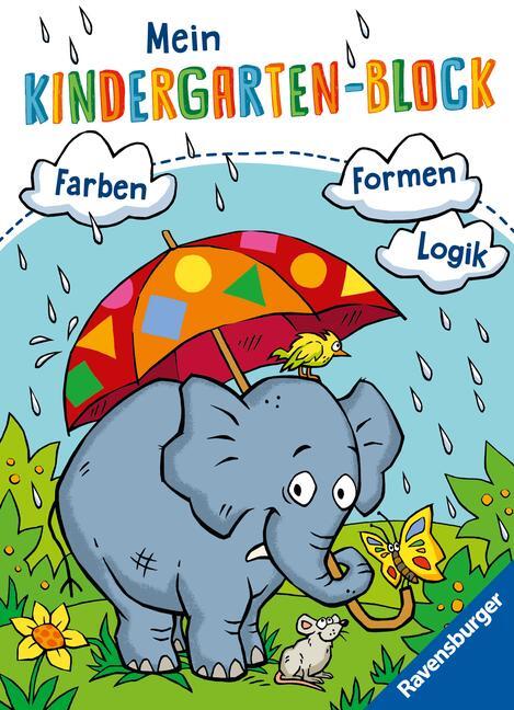 Cover: 9783473416356 | Ravensburger Mein Kindergarten-Block - Farben, Formen, Logik-...