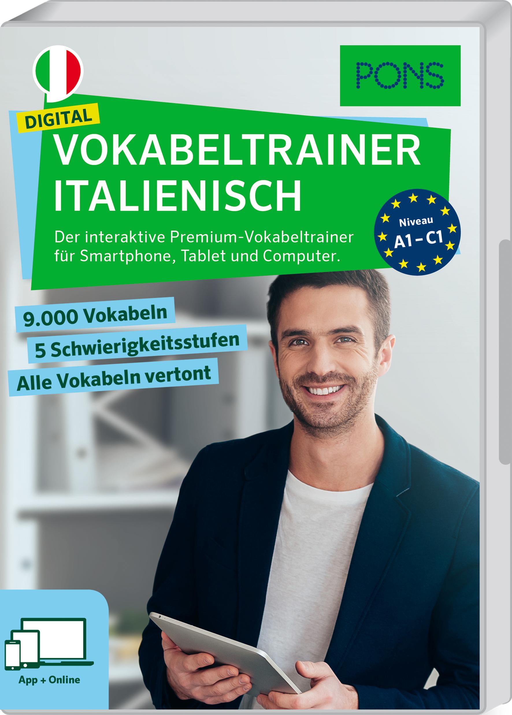 Cover: 9783125629462 | PONS Digital Vokabeltrainer Italienisch | Taschenbuch | 24 S. | 2017