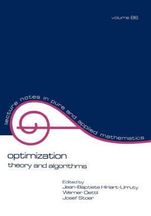 Cover: 9780824770198 | Optimization | Theory and Algorithms | Hiriart-Urruty | Taschenbuch