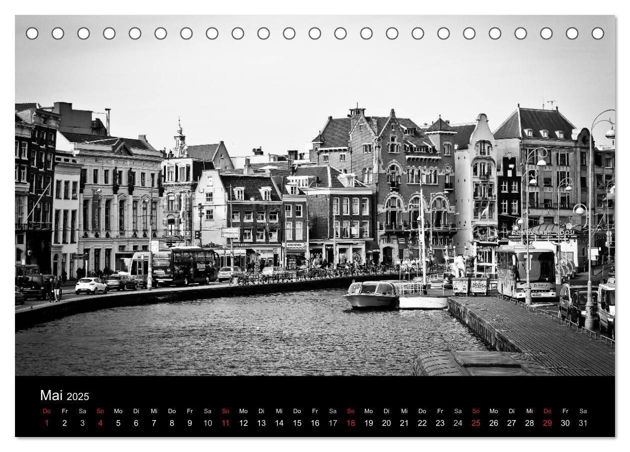 Bild: 9783435780075 | Amsterdam 2025 (Tischkalender 2025 DIN A5 quer), CALVENDO...