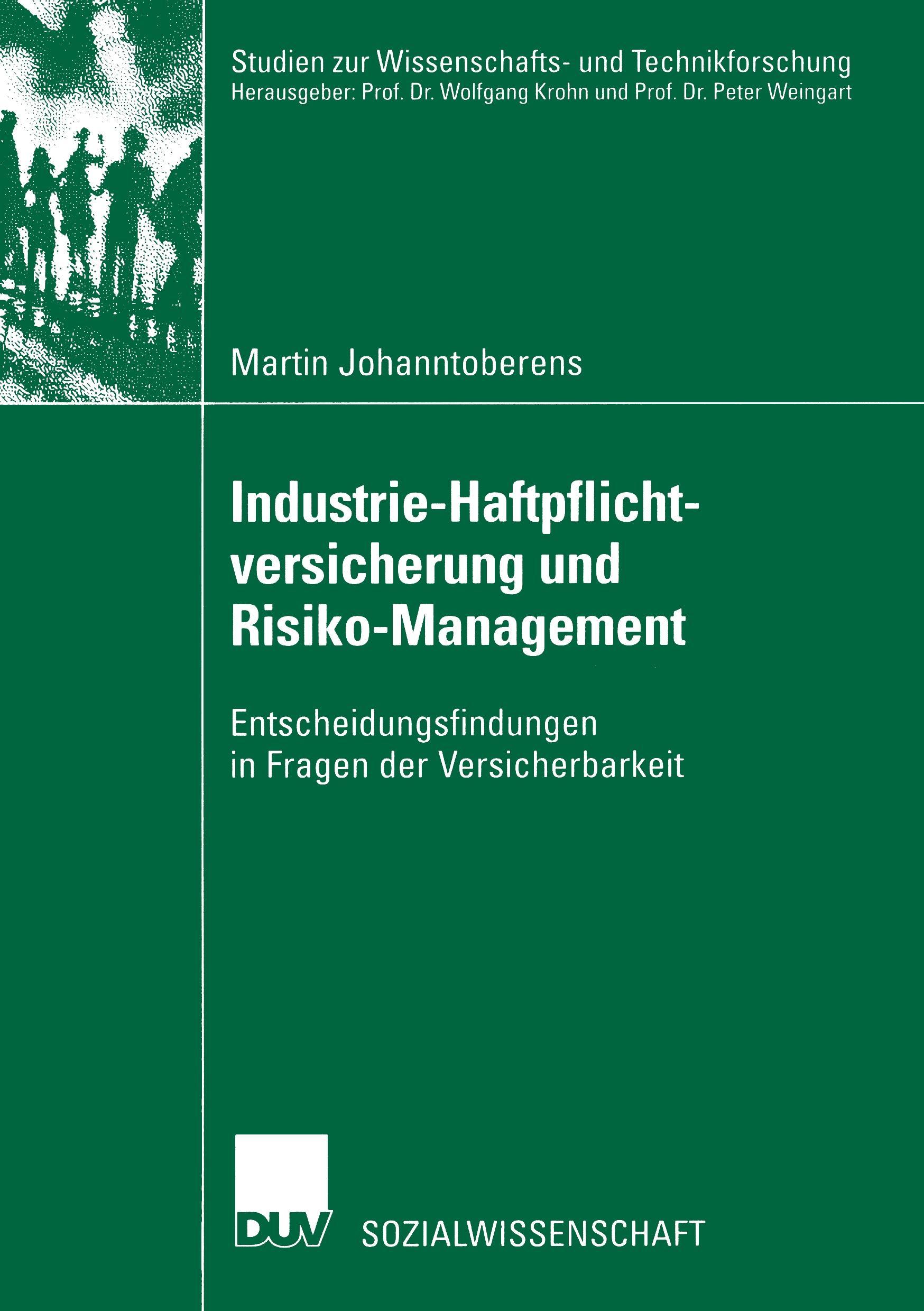 Cover: 9783824444922 | Industrie-Haftpflichtversicherung und Risiko-Management | Taschenbuch