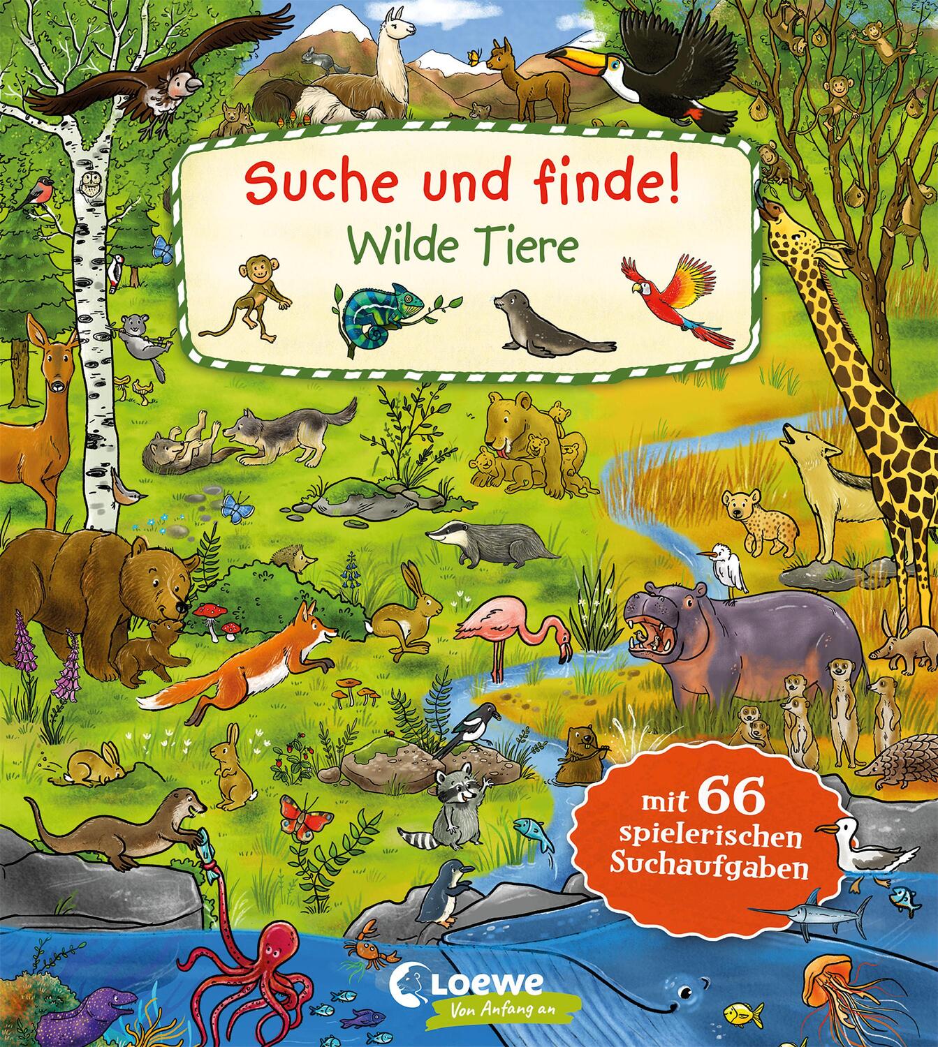Cover: 9783743215337 | Suche und finde! - Wilde Tiere | Loewe Meine allerersten Bücher | Buch