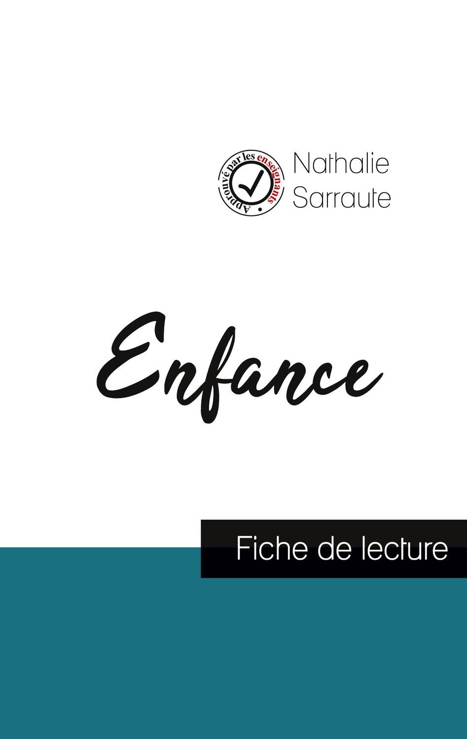 Cover: 9782759306183 | Enfance de Nathalie Sarraute (fiche de lecture et analyse complète...