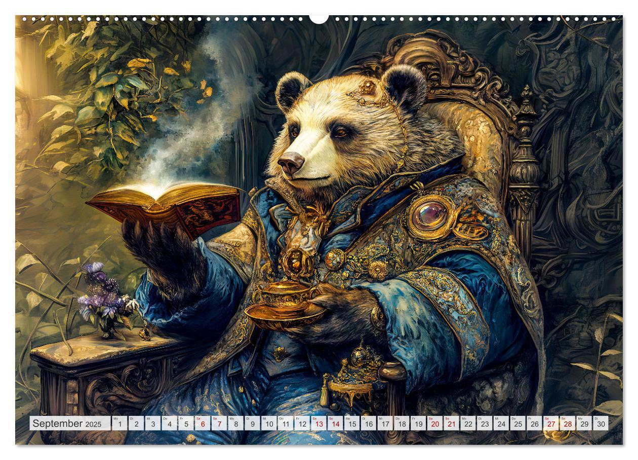 Bild: 9783457217894 | Magische Wesen im Zauberland - Fantasie-Tiere im Steampunk-Kalender...