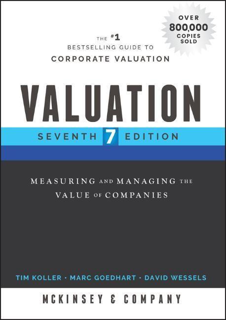 Cover: 9781119610885 | Valuation | Measuring and Managing the Value of Companies | Buch