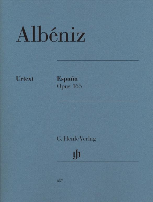 Cover: 9790201808574 | Albéniz, Isaac - España op. 165 | Instrumentation: Piano solo | Buch