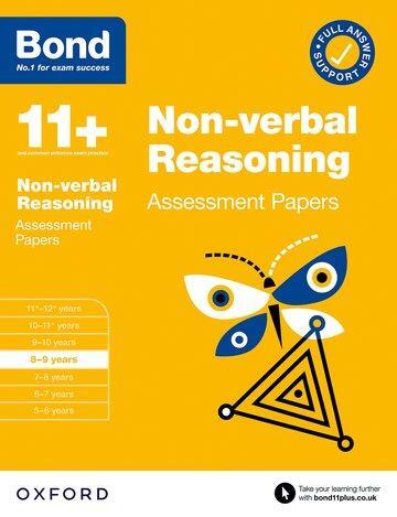 Cover: 9780192779953 | Bond 11+: Bond 11+ Non-verbal Reasoning Assessment Papers 8-9 years
