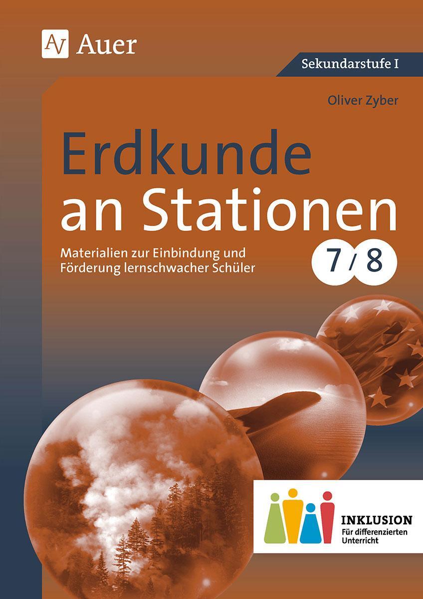 Cover: 9783403076285 | Erdkunde an Stationen 7-8 Inklusion | Oliver Zyber | Broschüre | 2015