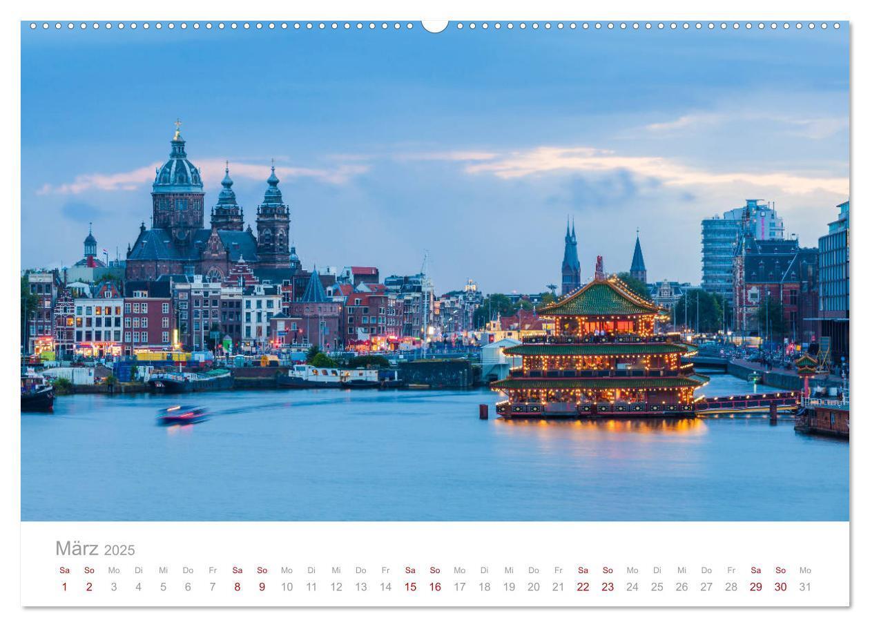 Bild: 9783435374625 | AMSTERDAM Impressionen (Wandkalender 2025 DIN A2 quer), CALVENDO...