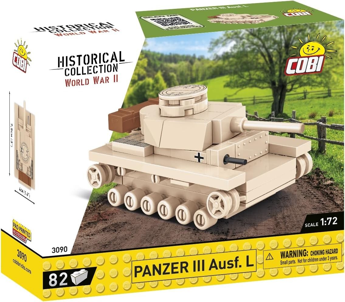 Cover: 5902251030902 | COBI Historical Collection 3090 - Panzer III Ausf.L, WWII, 1:72...