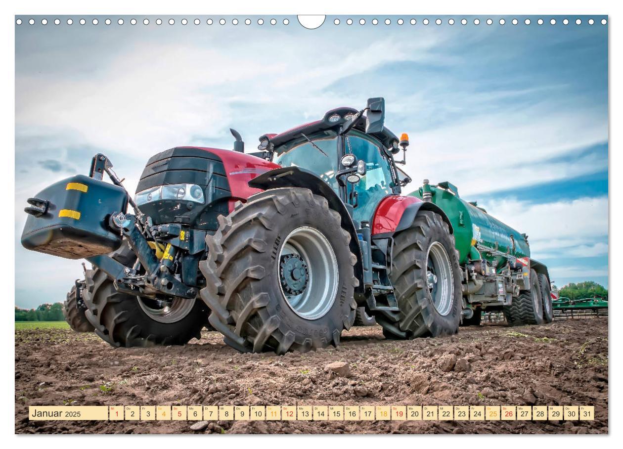 Bild: 9783435299454 | Traktoren - Giganten in der Landwirtschaft (Wandkalender 2025 DIN...