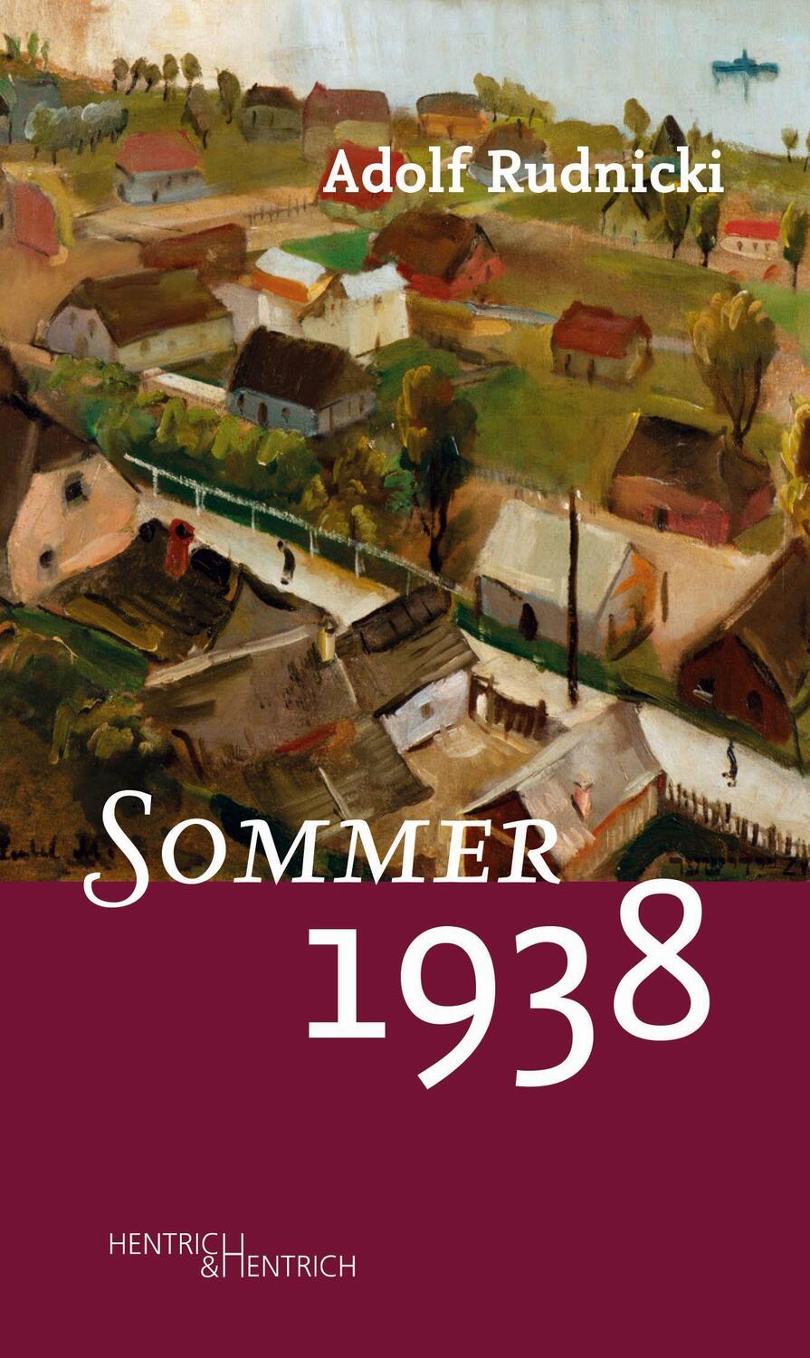 Cover: 9783955654443 | Sommer 1938 | Adolf Rudnicki | Taschenbuch | Deutsch | 2021