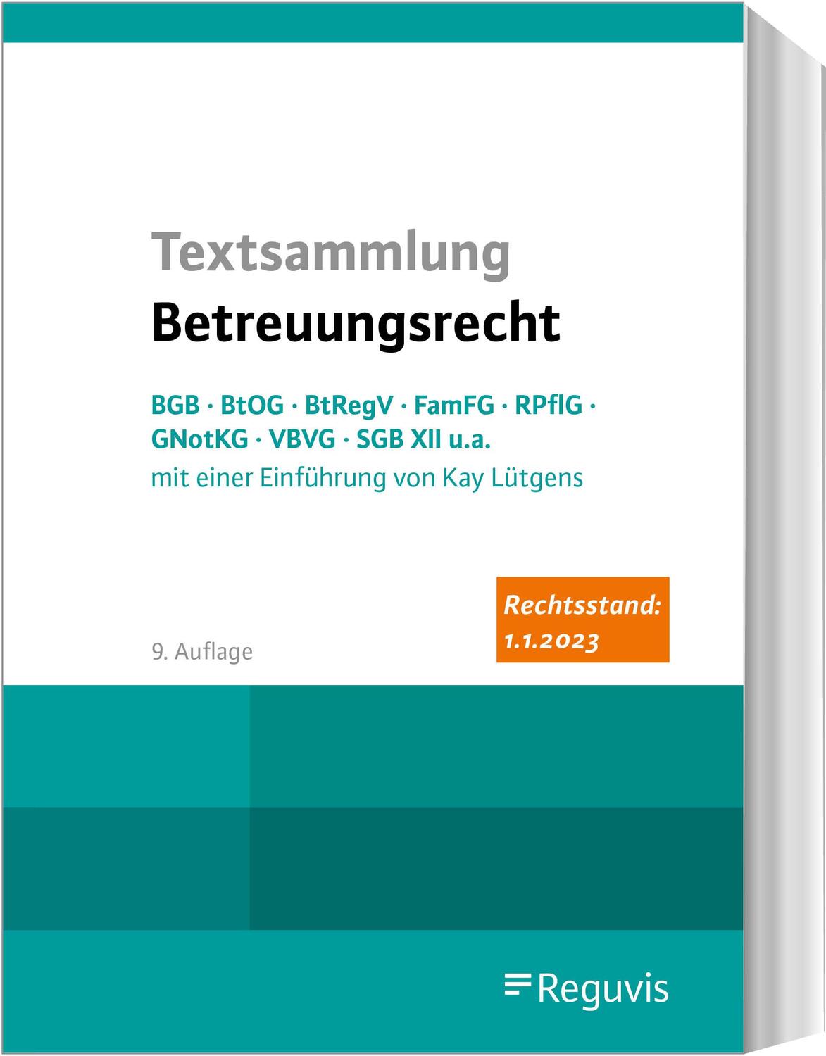 Cover: 9783846214237 | Textsammlung Betreuungsrecht | Taschenbuch | Deutsch | 2022